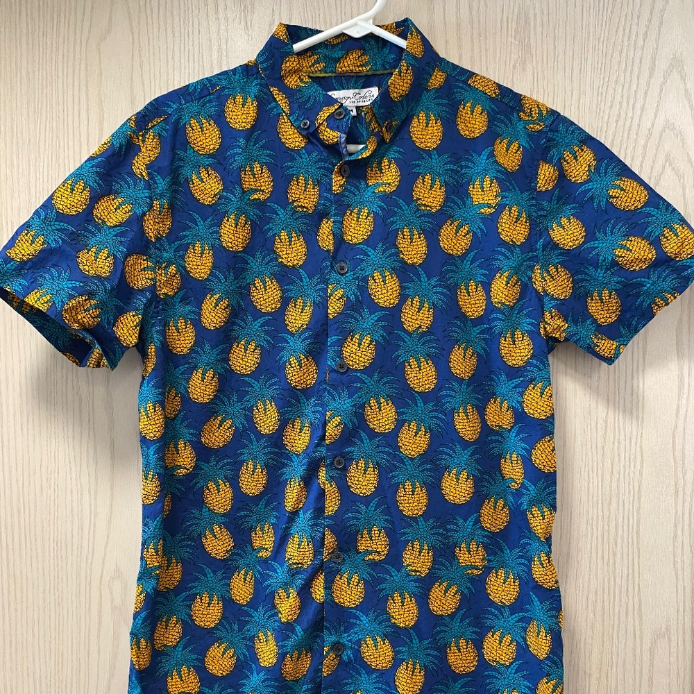 Sovereign Code Pineapple Print Size M Women’s Pol… - image 1